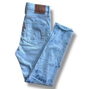 Levi’s Mile High Super Skinny Jeans Color Barely There Light Wash